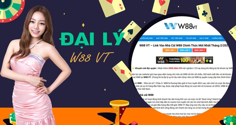 Đại Lý W88 Kiếm Tiền Không Giới Hạn, Nhận Hoa Hồng Đến 50% 2 Các bước đăng ký làm đại lý tại nhà cái W88 VT
